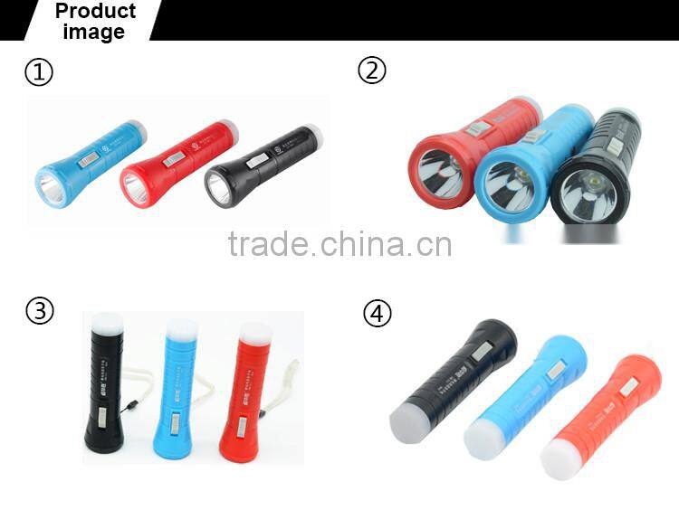 High brightness portable energy saving flashlight torch with led light source