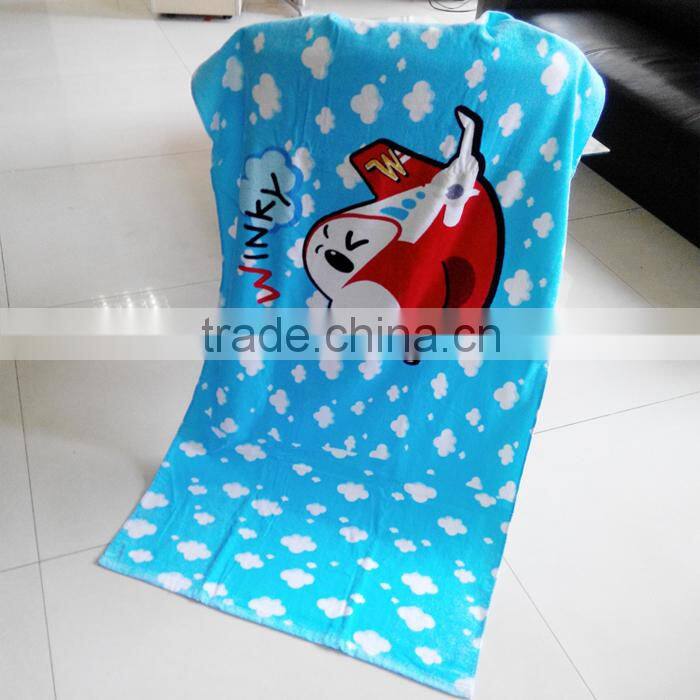 High quality kids cartoon bath towel printed cartoon character kids bath towel