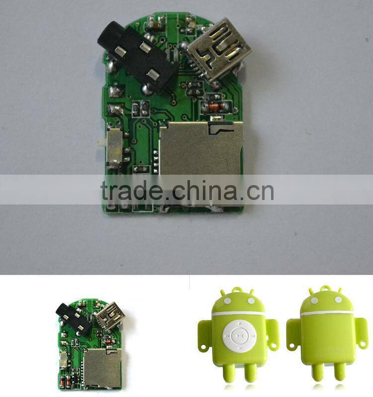 usb sd card mp3 player circuit board