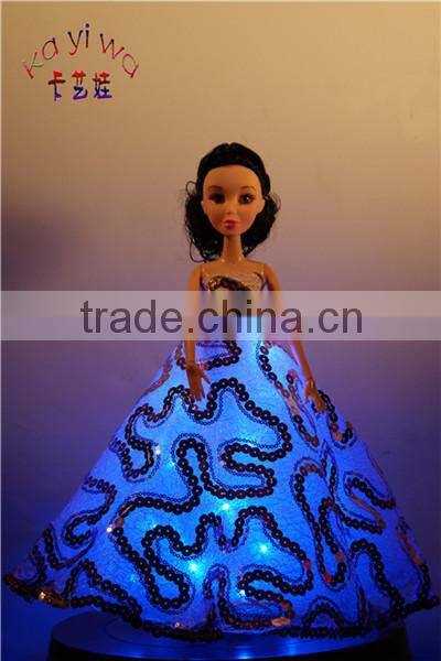 Unique Pink Lighting Dress / Ballet Dance Wear / Battery Light Clothes