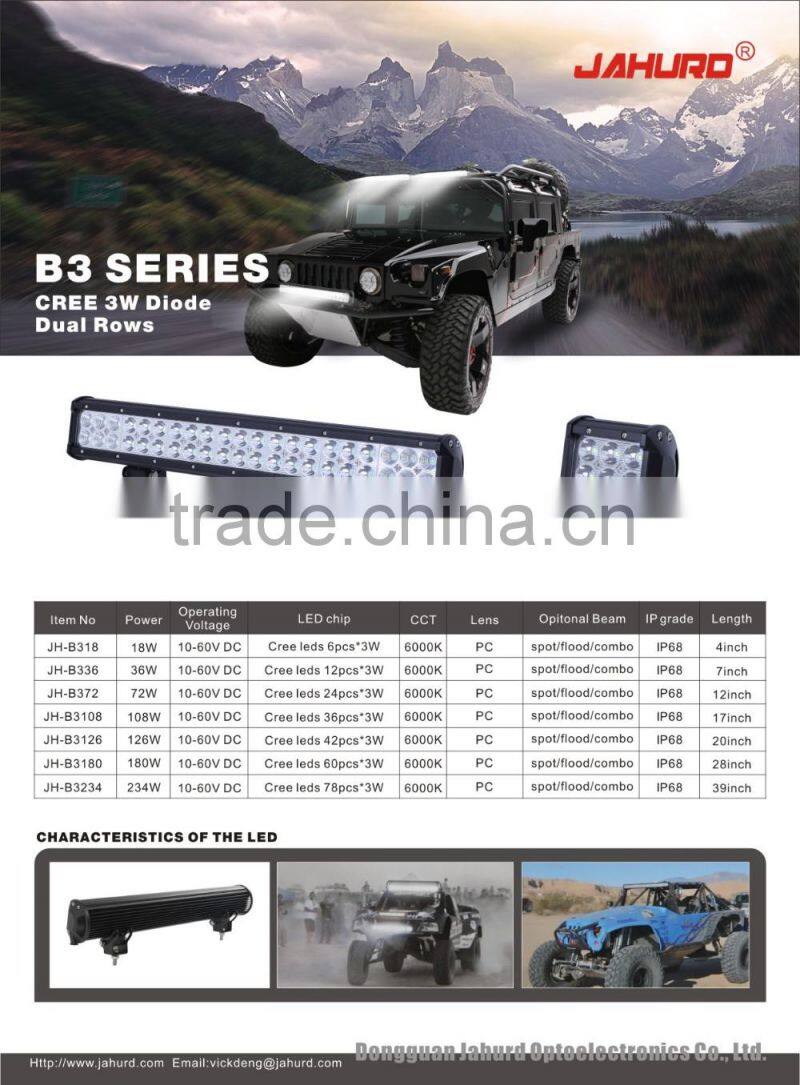 truck offroad LED light high quality auto LED light 4*4LED car light auto LED arch bent