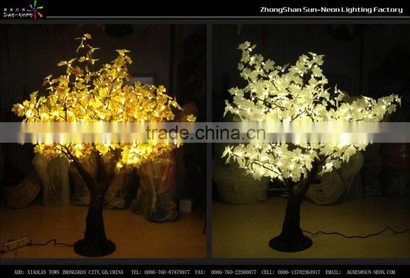 2016 New product Decorative Led Artificial Japanese Maple Tree