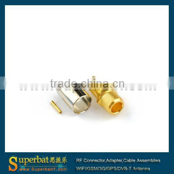 sma cable assembly bulkhead electrical connectors SMA Crimp Jack bulkhead connector for LMR300