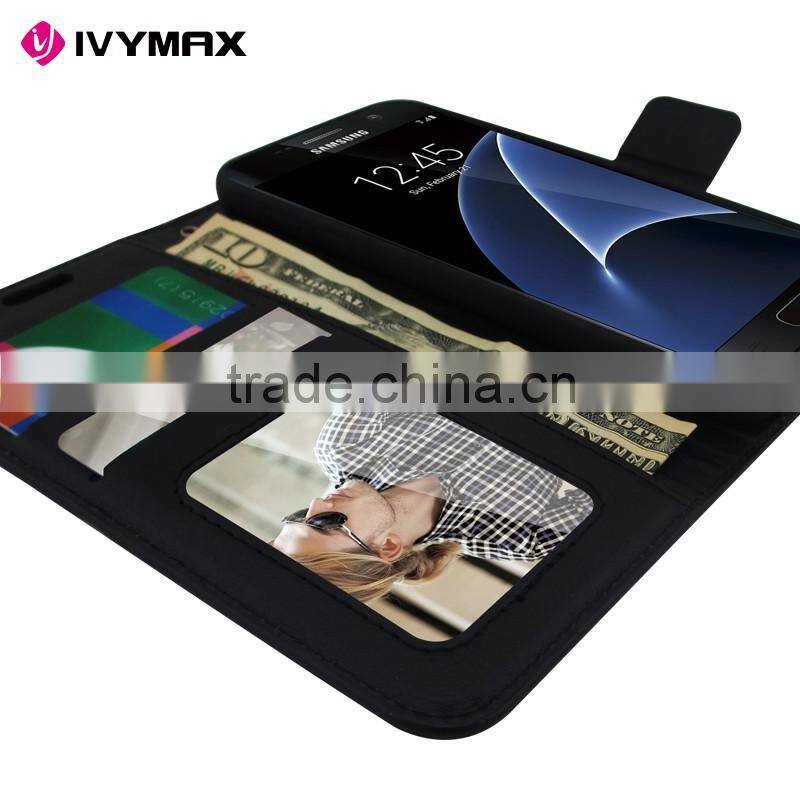 New Products 2016 Cellphone Case PU Leather Cover Case for Samsung Galaxy S7
