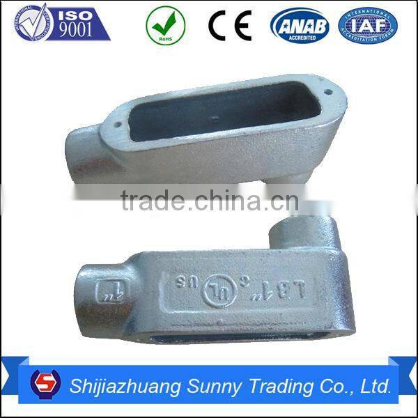 Water Proof Electrical Malleable Iron Rigid Conduit Box T Type