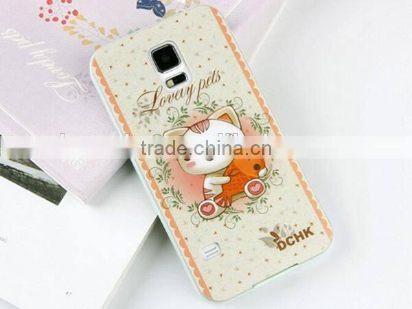 Custom korea print mobile phone accessory for samsung galaxy s5 back cover