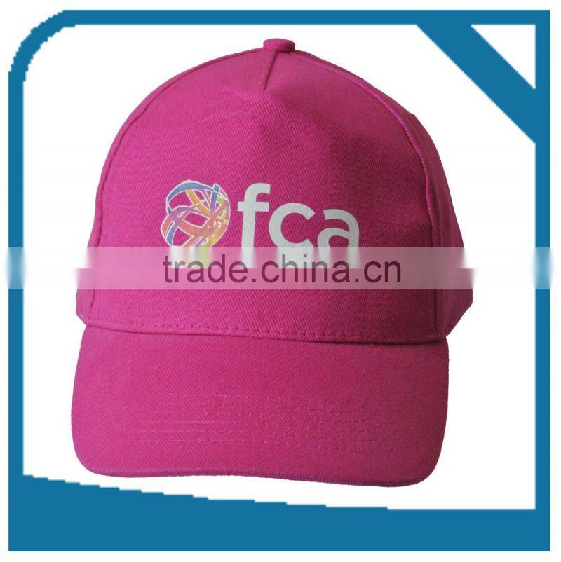 fancy color sport cap with transfer printing logo