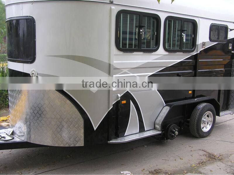 3 horse trailer angle load made in shandong