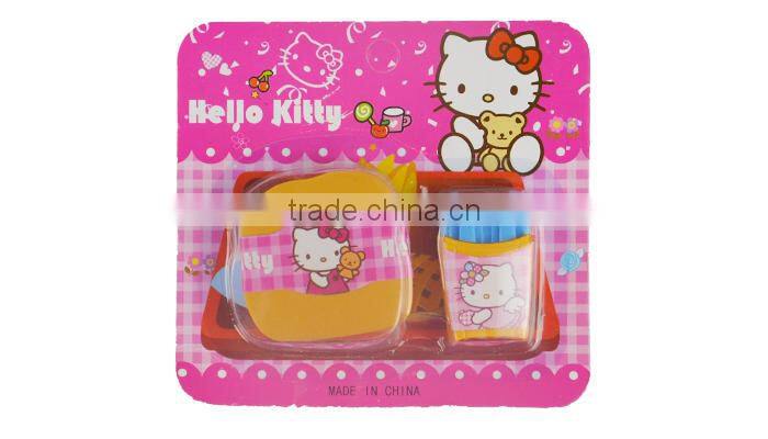 new design fancy promotion hamburger shape eraser,chips shape eraser