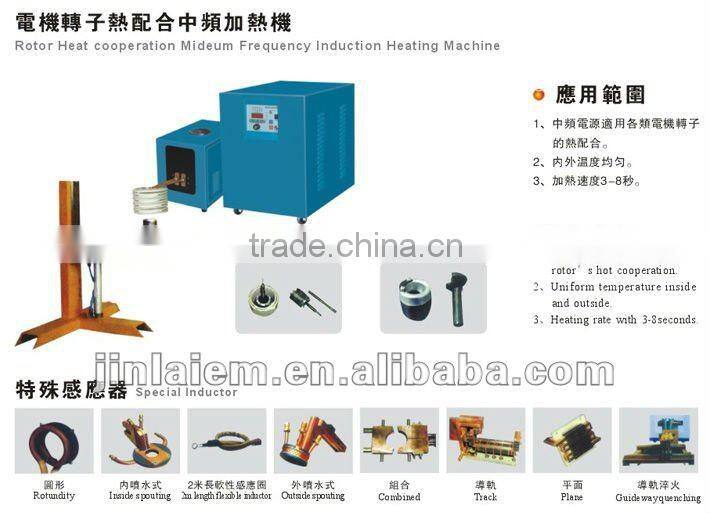 Rotor Heat Matching Meduim Frequency Induction Heating Machine
