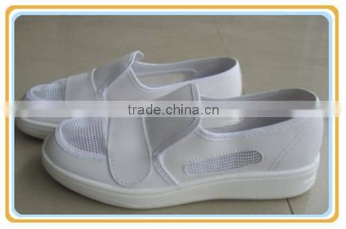 Cleanroom ESD SPU Sole mesh fabric breathable shoes