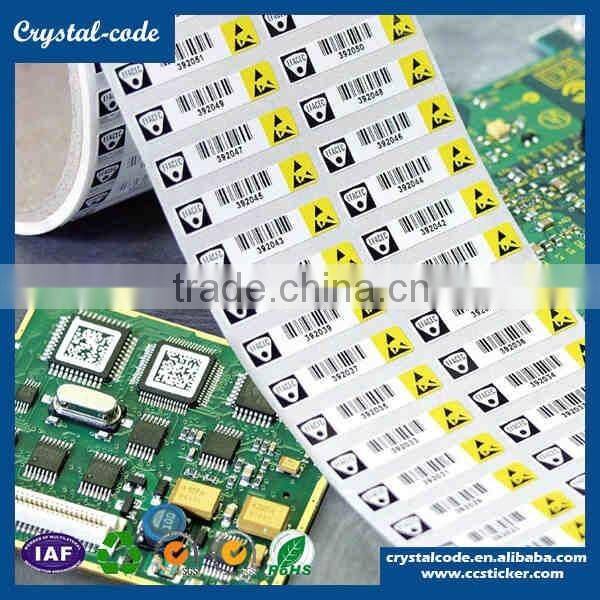 Matte surface offset printing heat transfer heat resistant sticker high temperature label