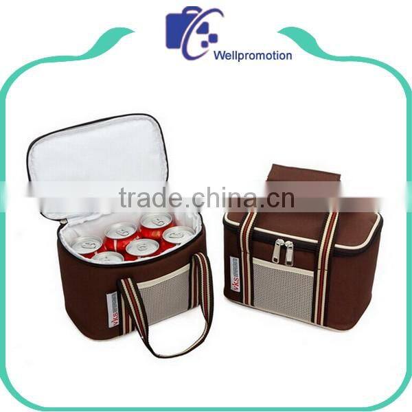 600d polyester soft insulated frozn lunch cooler bag