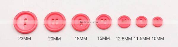 Custom shining 4 holes TPU shirt button