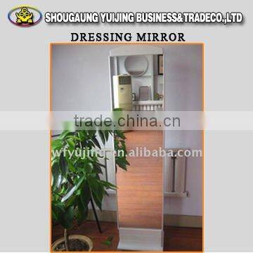 silver frame standing mirror home decor floor dressing mirror