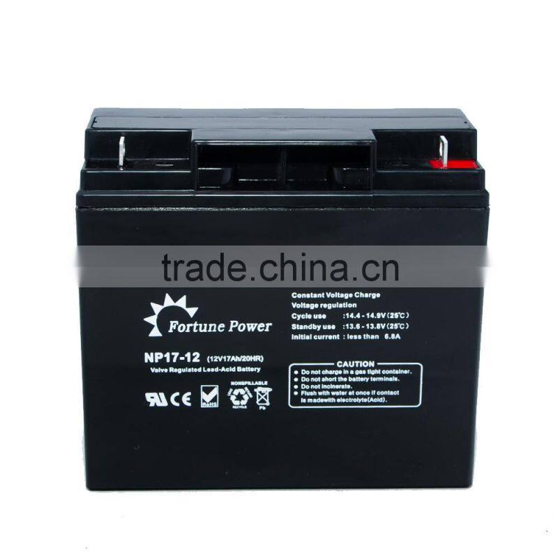 Newest hot selling gel battery 12v 17ah