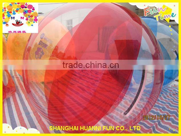 Hot sale TPU or PVC water roller price, water balls, water walking ball