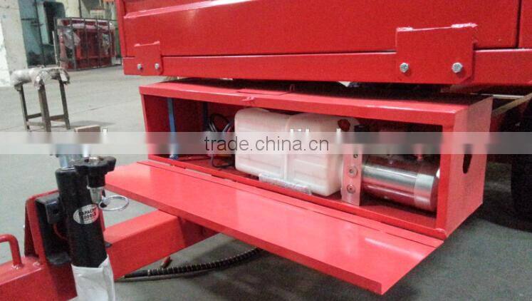 4Wheel Dump trailer with hydraulic power unit,self-dump trailer,single axle trailer