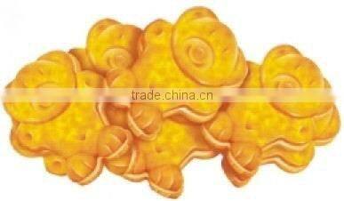 2016 multi-function single-row double-color cream/jam biscuit sandwiching machine