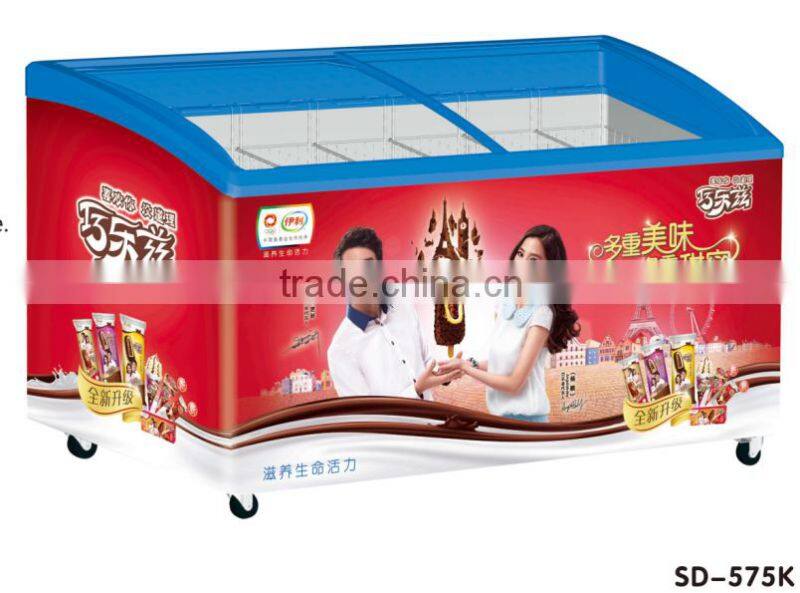 Sliding Glass Door Curved Glass Door Chest Freezer