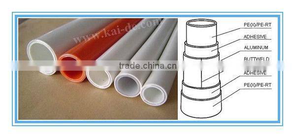 butt welding PEX-AL-PEX composite pipe machine