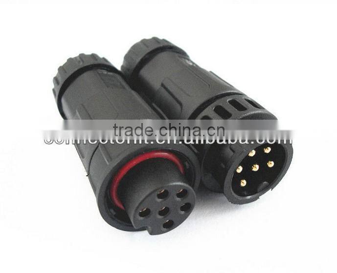 6 Pin Cord to Cord Solder Type Male Female Wateproof Connector