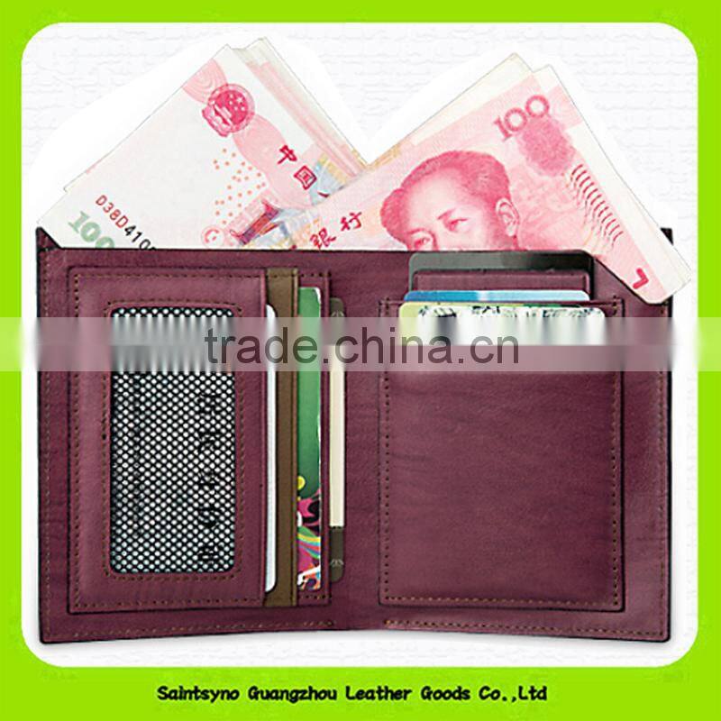 15640 Factory fashion short wallet leather rfid blocking men wallet