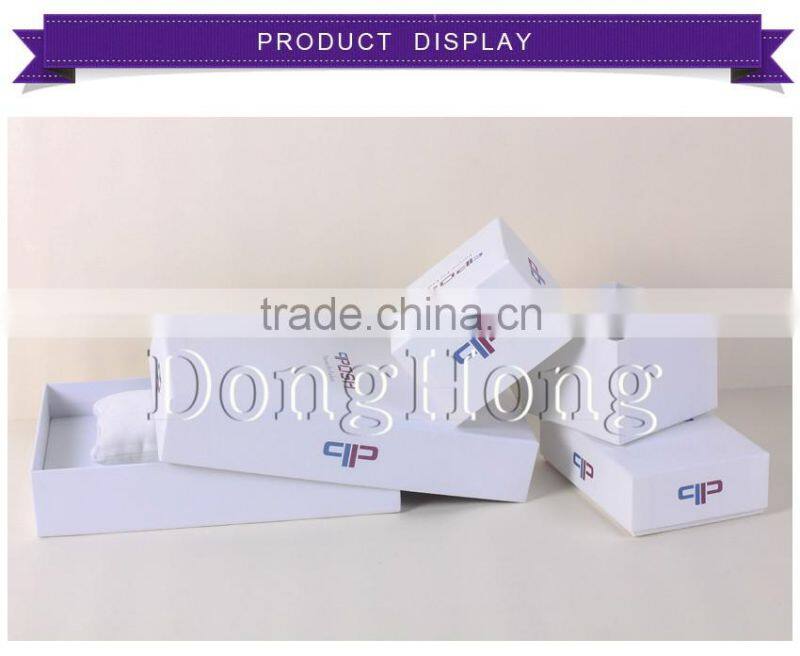 Simple logo printing cardboard jewellery packaging boxes