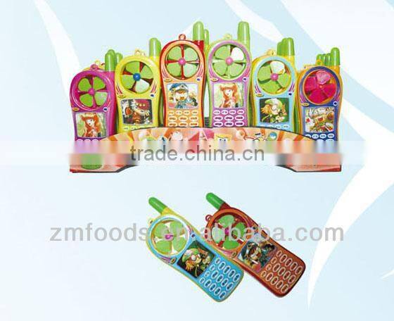 Fan Mobile Toy Candy with heart shap tablet candy