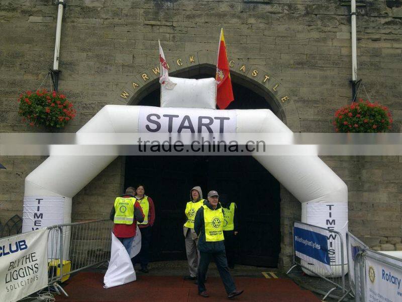 hot sale custom inflatable rainbow arch, inflatable finish line arch, inflatable entrance arch for sport race