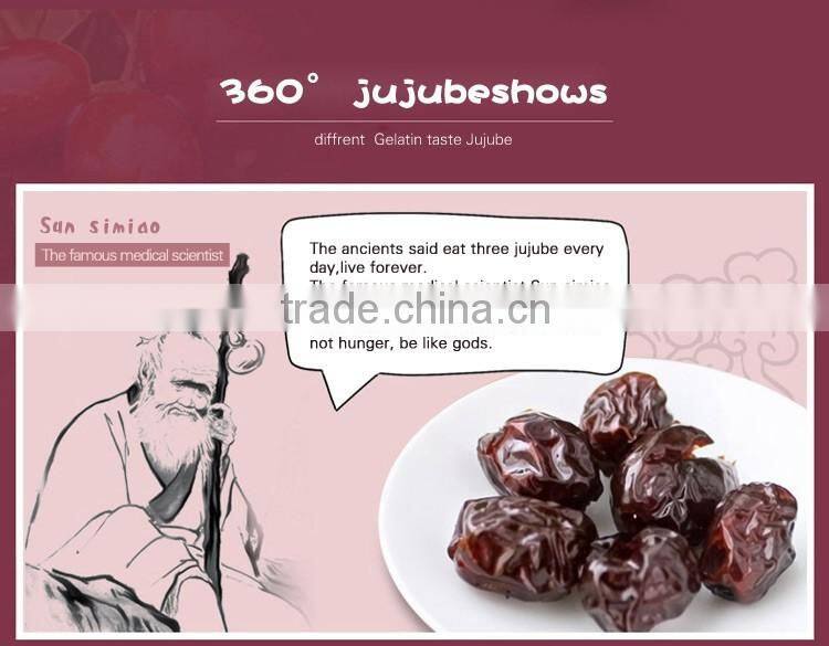 Dried chinese gelatine jujube