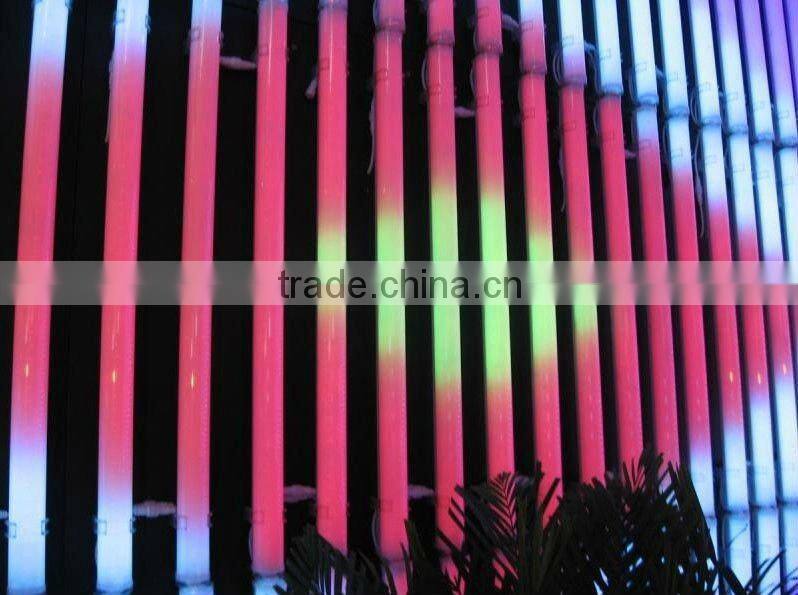 waterproof 5050 dmx rgb color changing fluorescent tubesdc12v