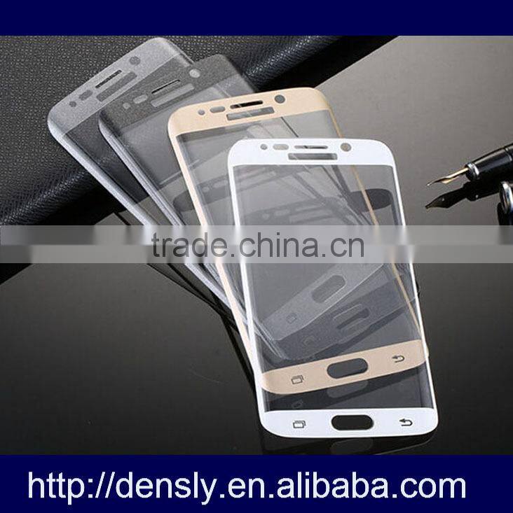 Manufacture High quality 3D curved edge best tempered glass screen protectors for samsung galaxy S7 edge screen