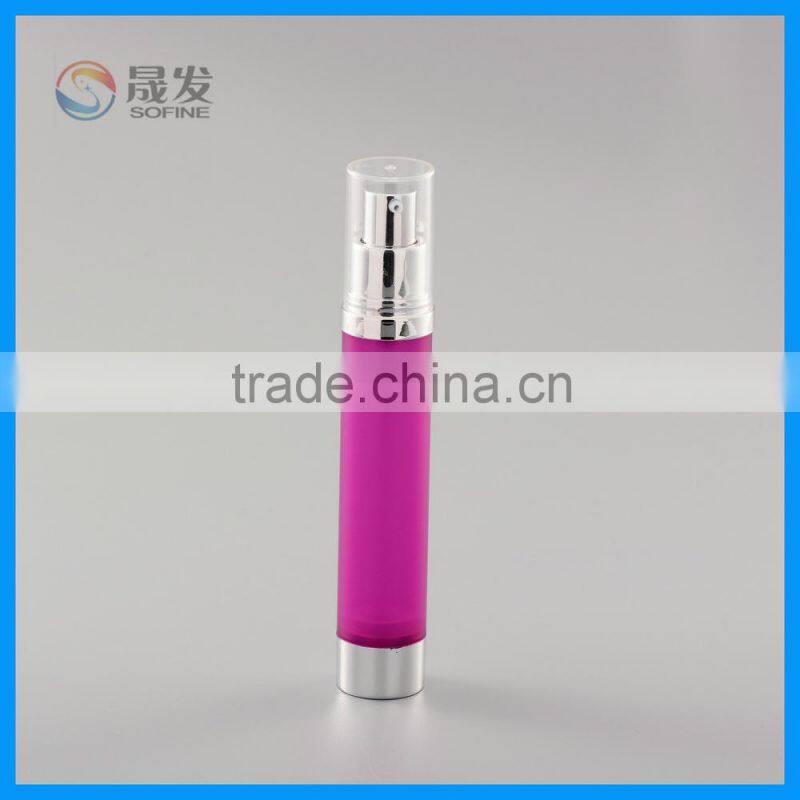 Cosmetic packaging plastic airless pump bottle