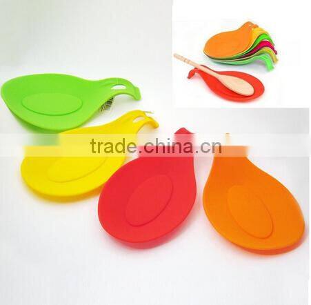 Colorful Design Food Grade Silicone Kitchen Utensil Spatula Holder