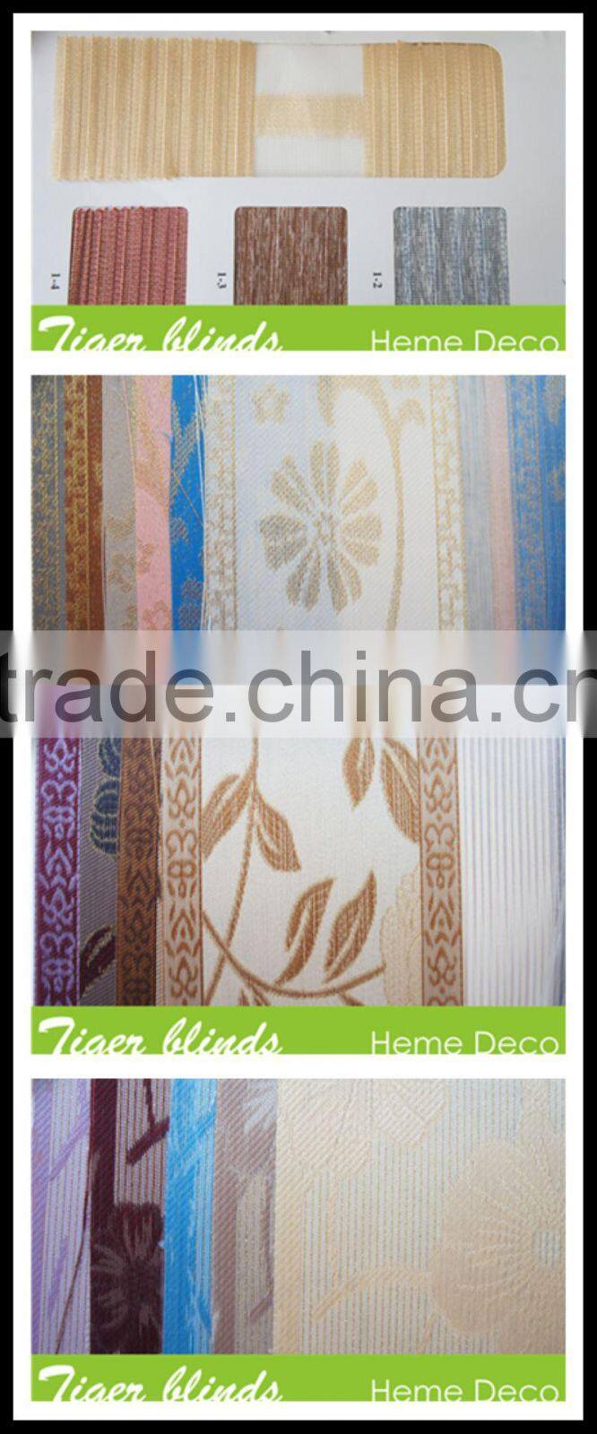 fashionable blackout high quality zebra blind