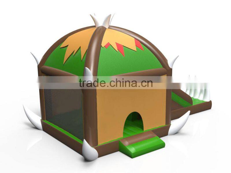 Farm Primitive Tribes Hut inflatable combo,