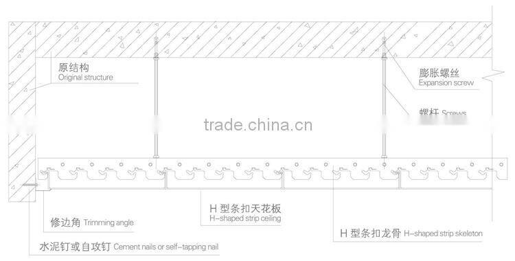 Customized square fireproof aluminum decorative panel