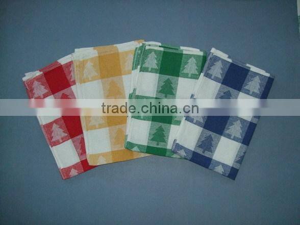 waffle weaving jacquard cotton tea towel home textile wholesale alibaba