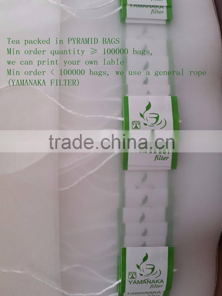 Triangle black tea bags/Black Pyramid tea bag from Vietnam