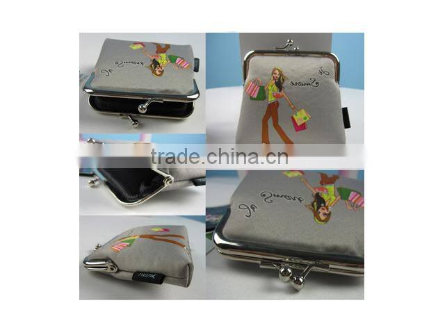 JSMART small coin purse coffee brand budget gift customized bag