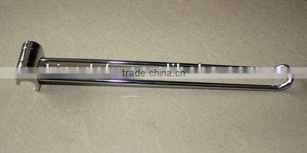 Single/double prong hanging cross bar hooks