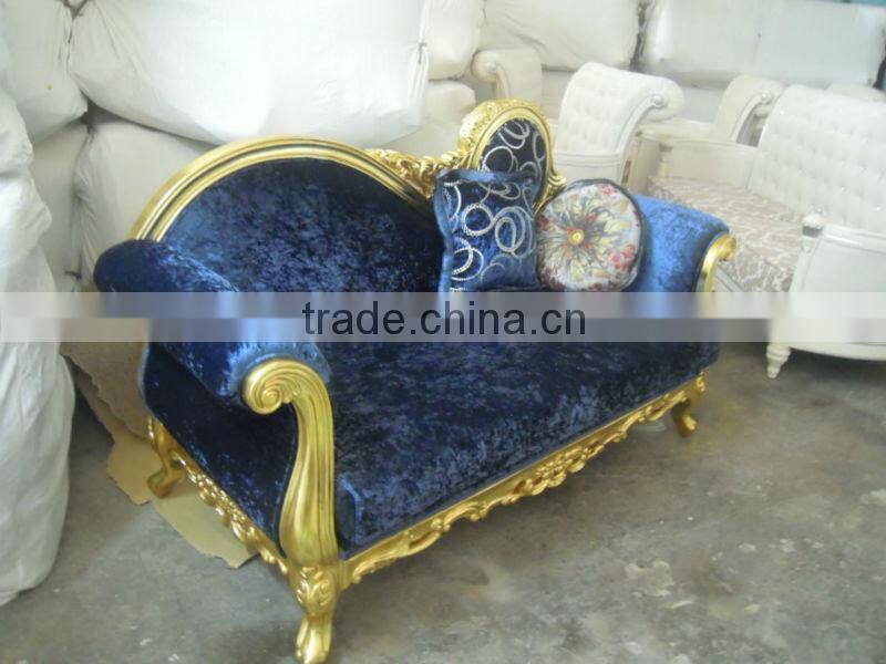 French style chaise lounge chair lover lounge seat sofa bed