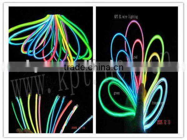 1.2mm high brightness neon el wire multi-color