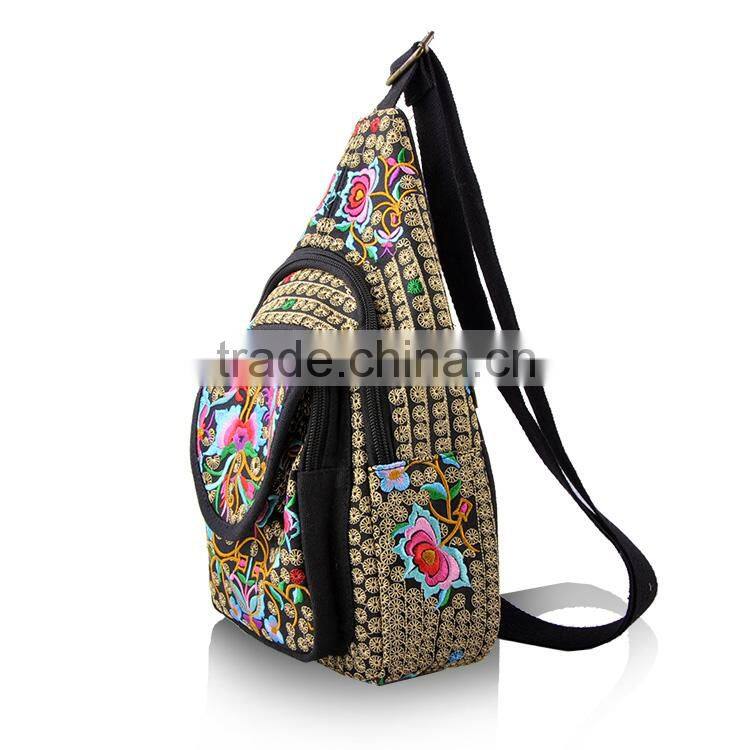 2016 Newest style multi waist pack embroidery shoulder bags for women