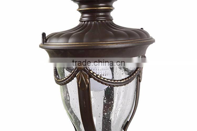 Vintage 110 volt max 300w three head die casting aluminum street lamp