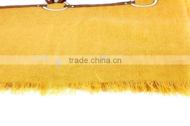 finest wool 80s/2 printed scarfs shawl pashmina