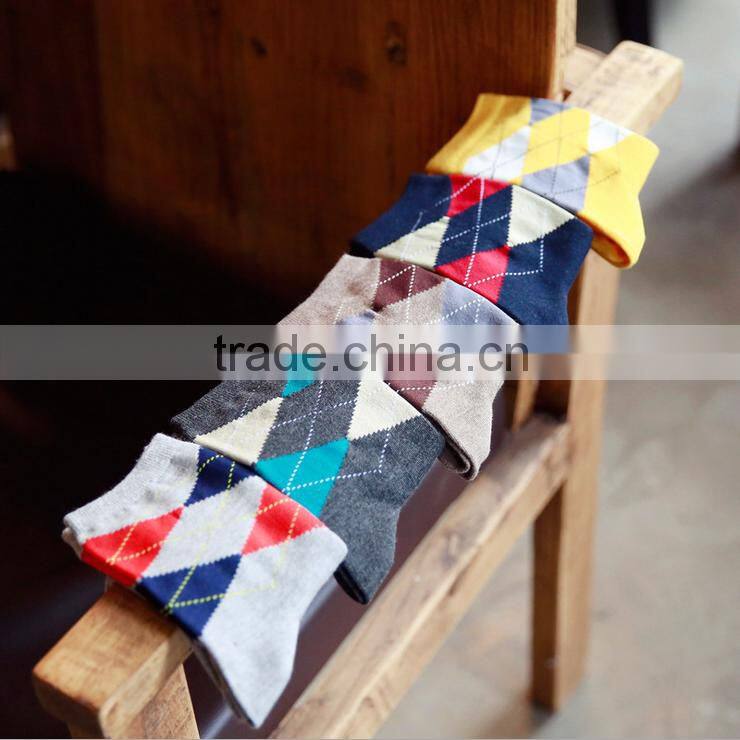 Grid business men socks wholesale