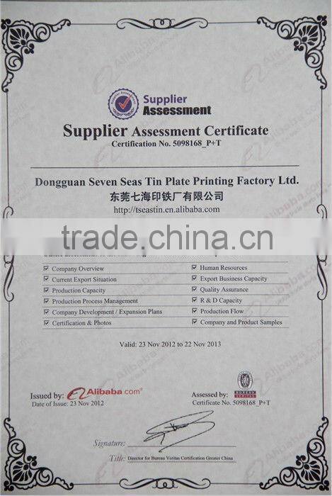 oval tea tin containers