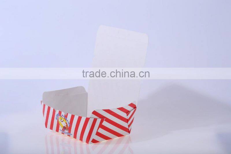 GoBest hot sale foldable customized paper packaging lunch box